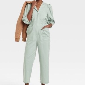 Universal Thread Puff Sleeve Jumpsuit *Small Flaw*